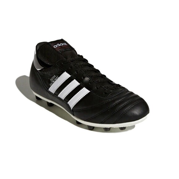 Mens size 10.5 Adidas COPA MUNDIAL SOCCER CLEATS Black Leather 015110 New main image 4